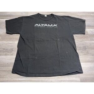 Altama T-Shirt Military Combat Brand Graphic Tee Faded Black Mens Size XL‎ Boxy